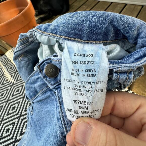 LEE x Womens Denim Midrise Bermuda Shorts Stretchy, Size 18 - Picture 5 of 8